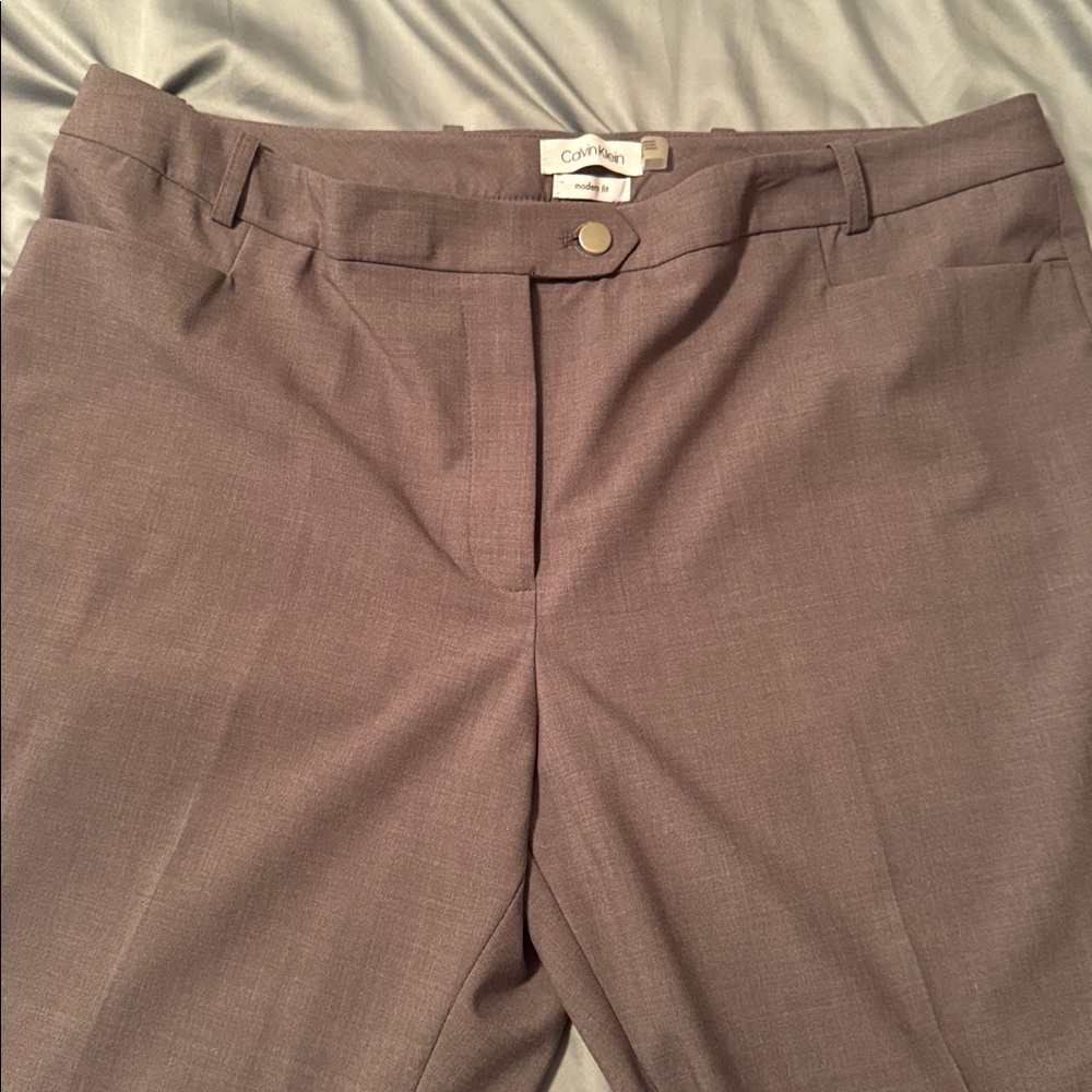 Calvin Klein Women's Gray Blazer Suit Jacket - Picture 5 of 6